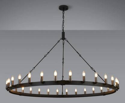Solenne Multi-Light Semi Flush Pendant