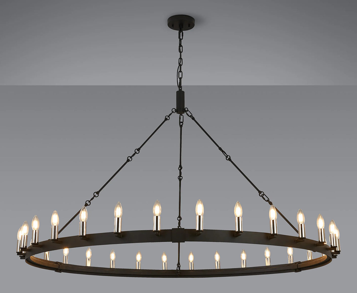 Solenne Multi-Light Semi Flush Pendant