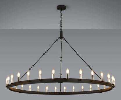 Solenne Multi-Light Semi Flush Pendant