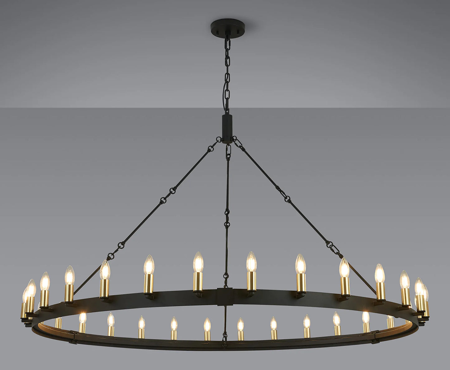 Solenne Multi-Light Semi Flush Pendant