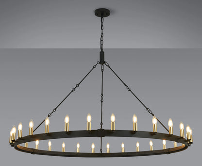 Solenne Multi-Light Semi Flush Pendant