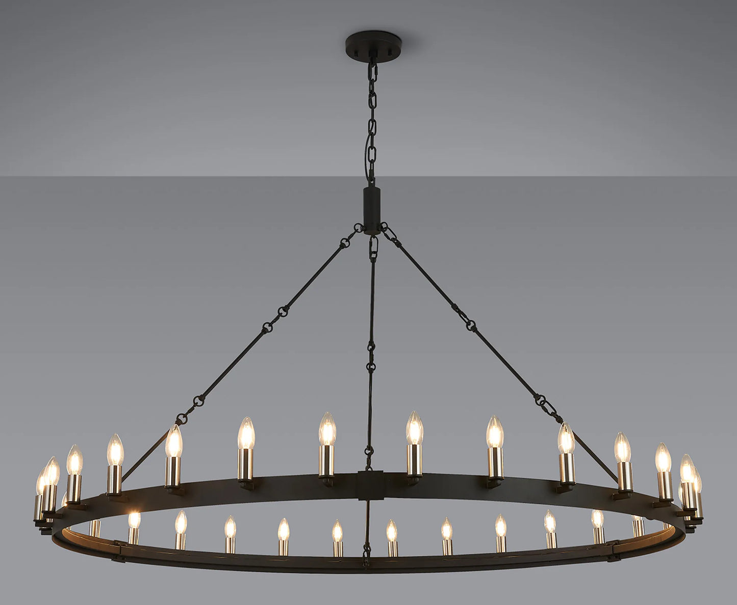 Solenne Multi-Light Semi Flush Pendant