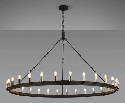 Solenne Multi-Light Semi Flush Pendant