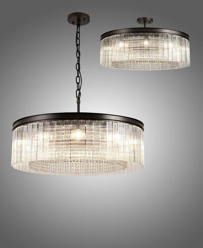 Toren Fluted Glass Pendant