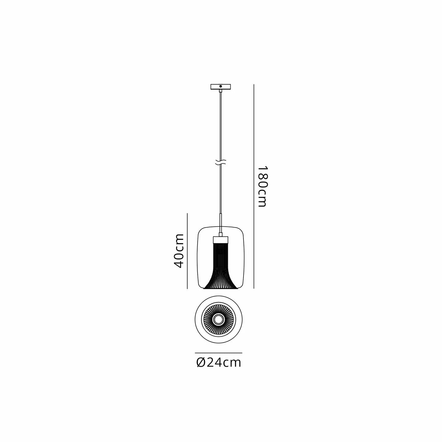 Cros Cylinder Pendant Light