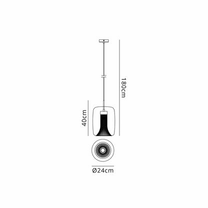 Cros Cylinder Pendant Light