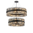 Crown Tiered Crystal Pendant