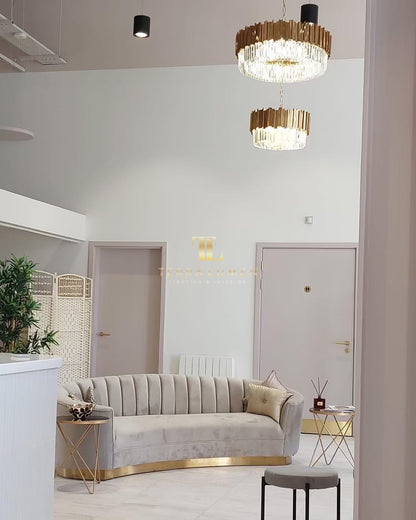 Saphera Chandelier – Round - Alternate View