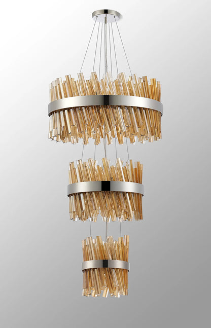 Virelia Tiered Crystal Pendant