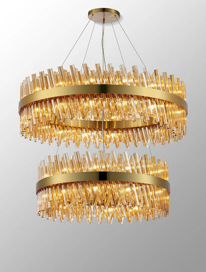 Virelia Tiered Crystal Pendant