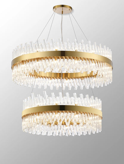 Virelia Tiered Crystal Pendant