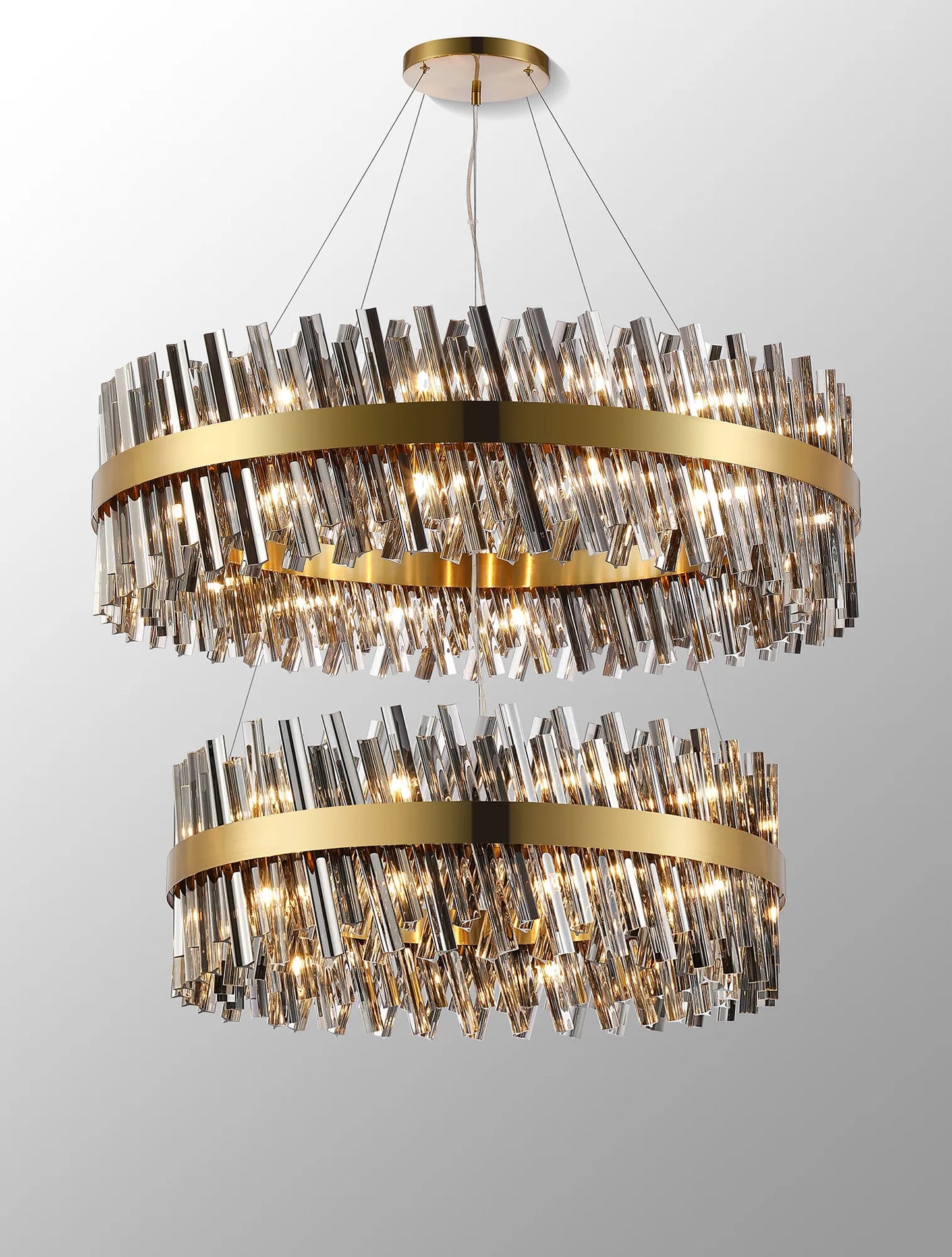 Virelia Tiered Crystal Pendant