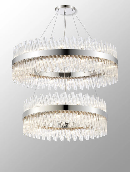 Virelia Tiered Crystal Pendant