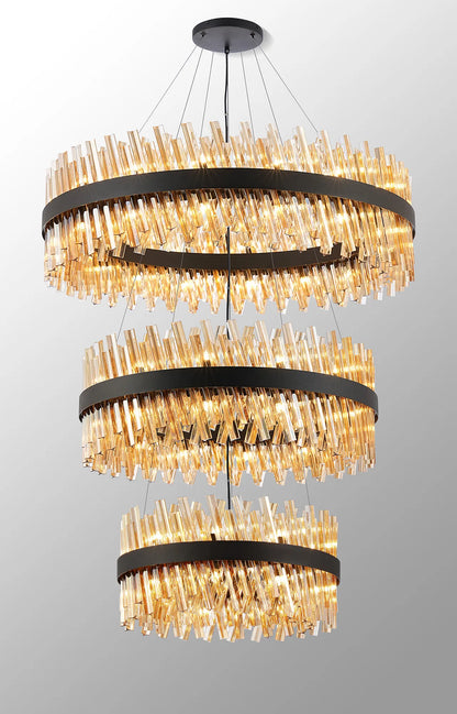 Virelia Tiered Crystal Pendant