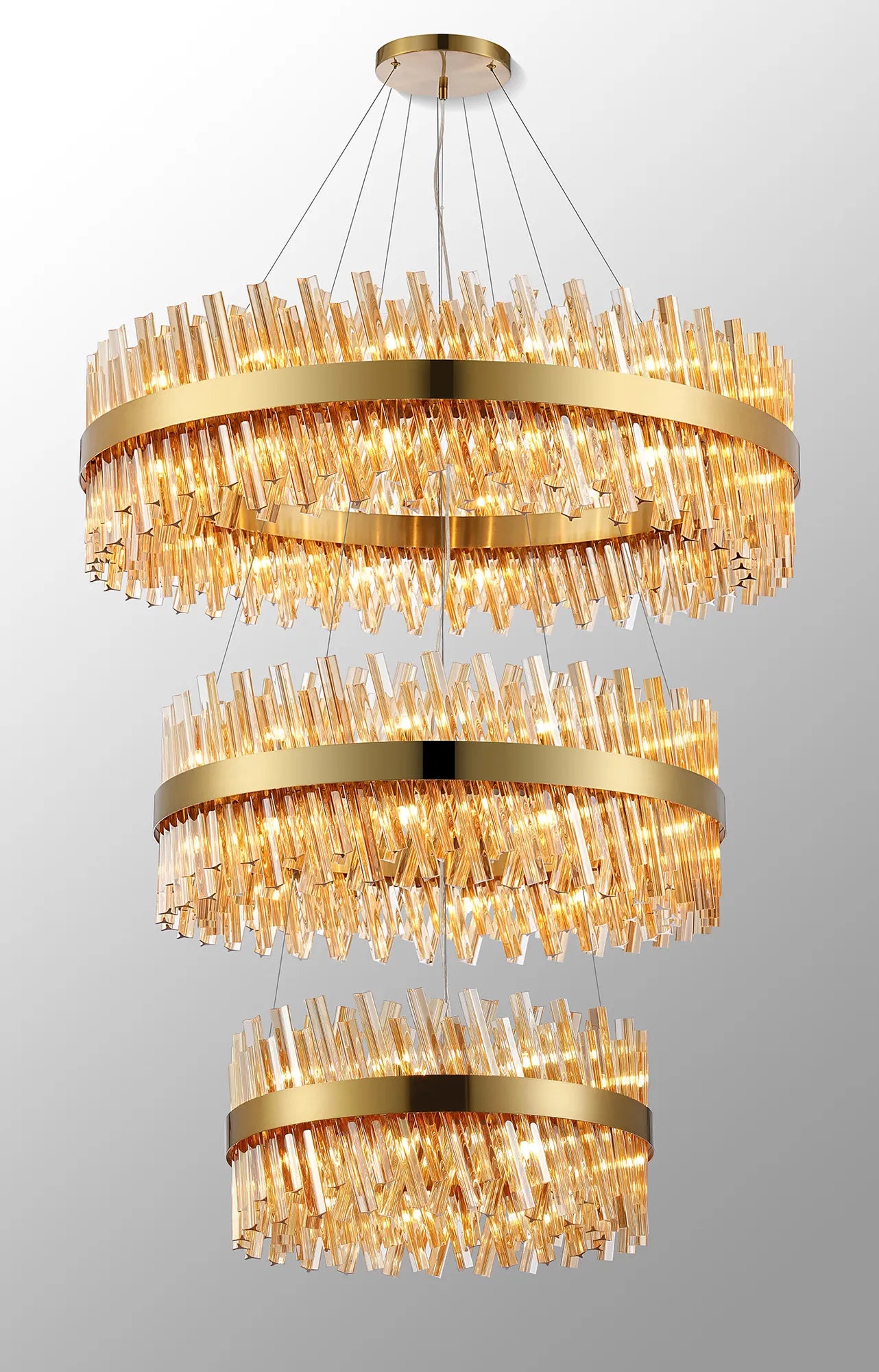 Virelia Tiered Crystal Pendant