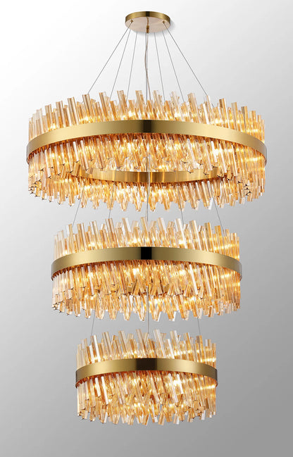 Virelia Tiered Crystal Pendant