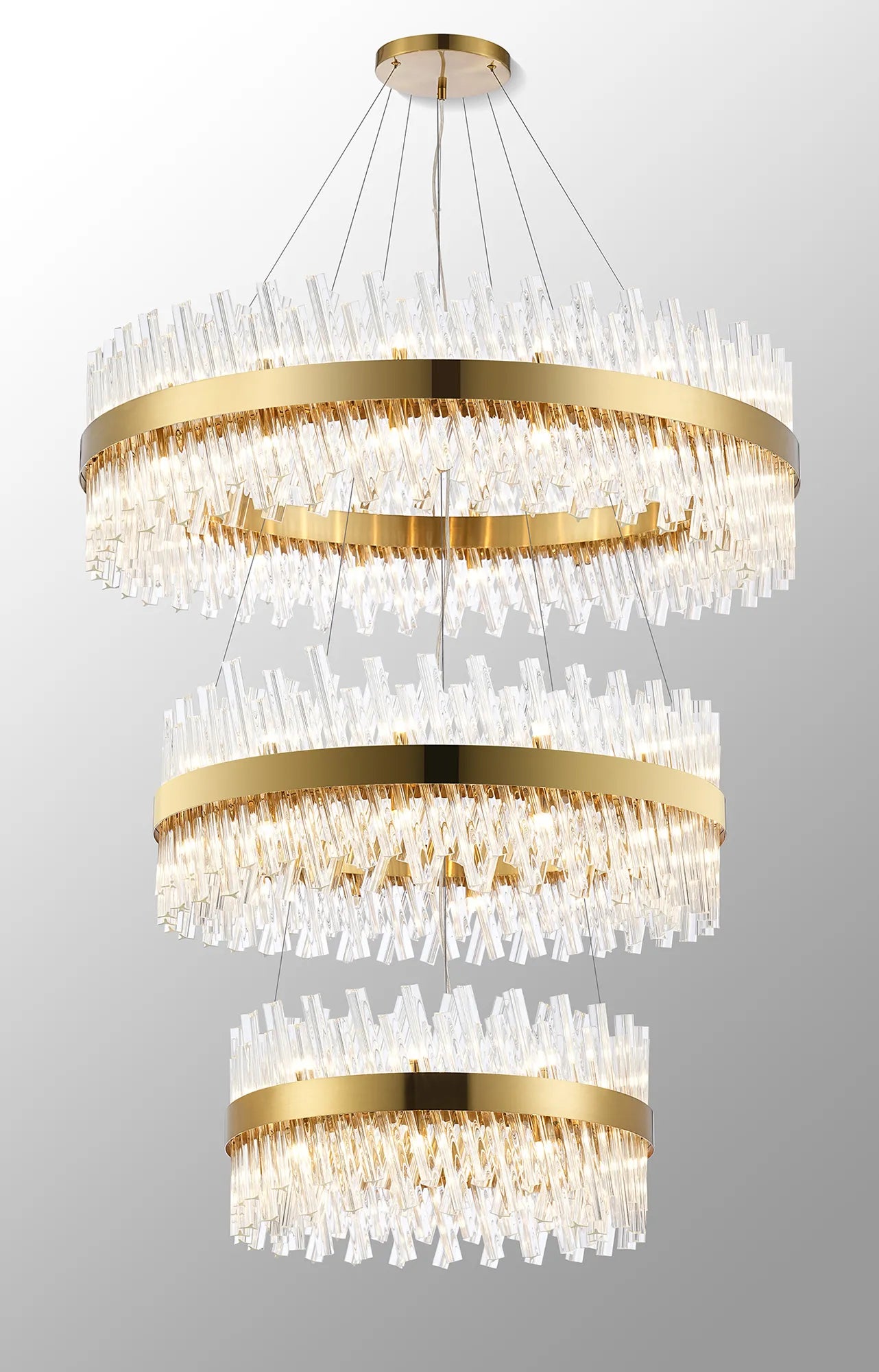 Virelia Tiered Crystal Pendant