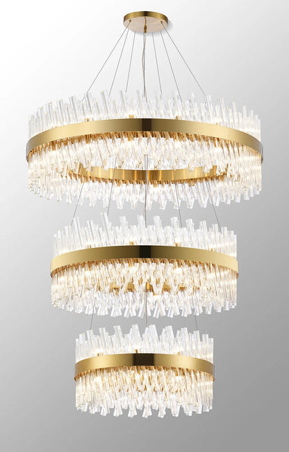 Virelia Tiered Crystal Pendant