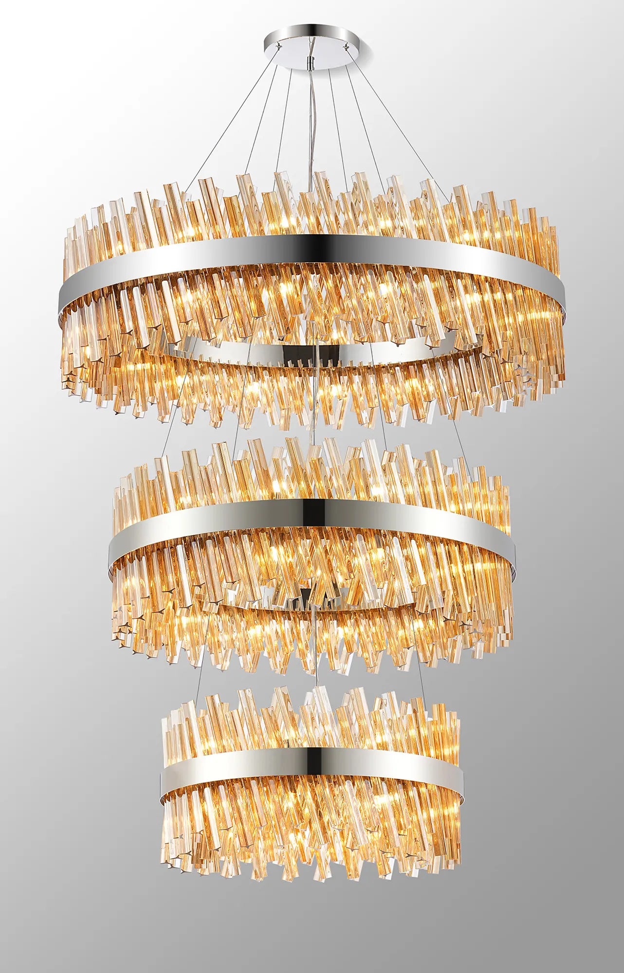 Virelia Tiered Crystal Pendant