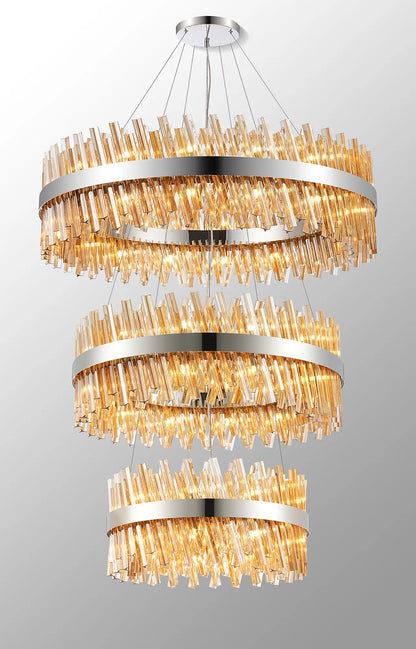 Virelia Tiered Crystal Pendant