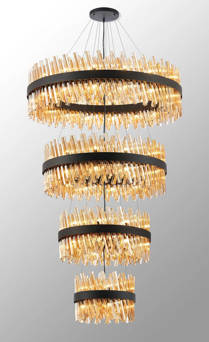Virelia Tiered Crystal Pendant