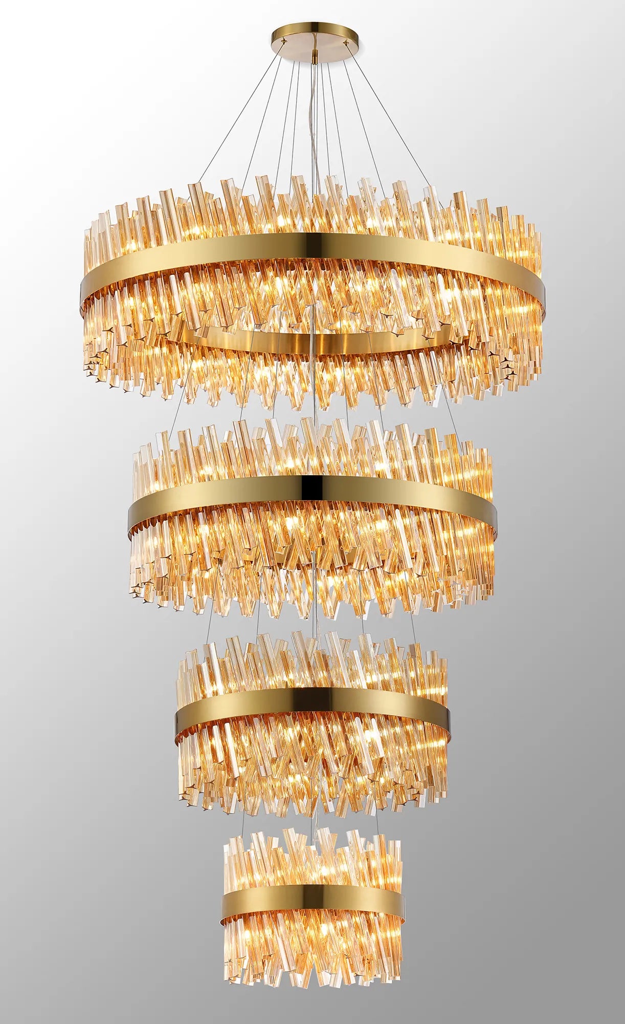 Virelia Tiered Crystal Pendant