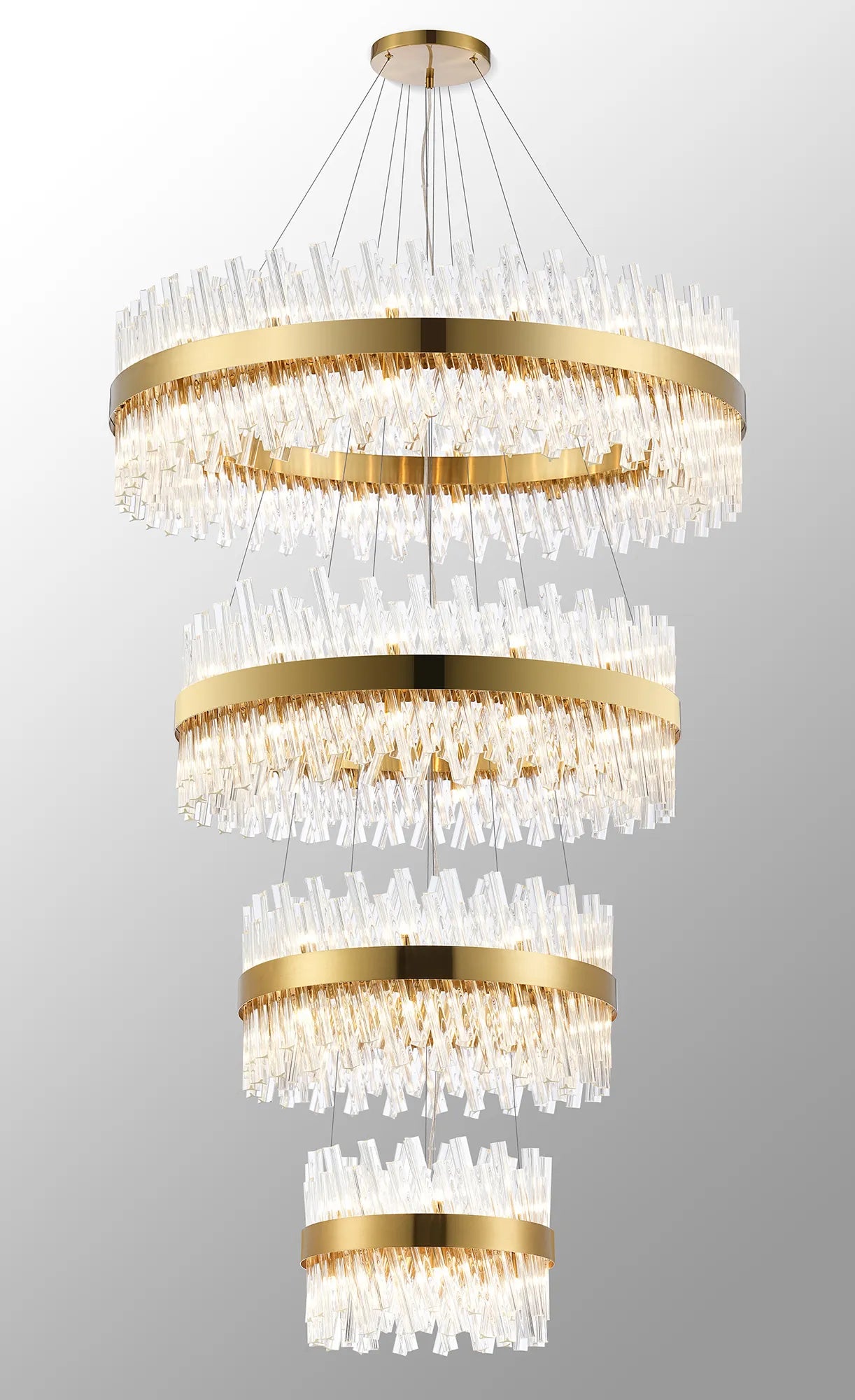 Virelia Tiered Crystal Pendant