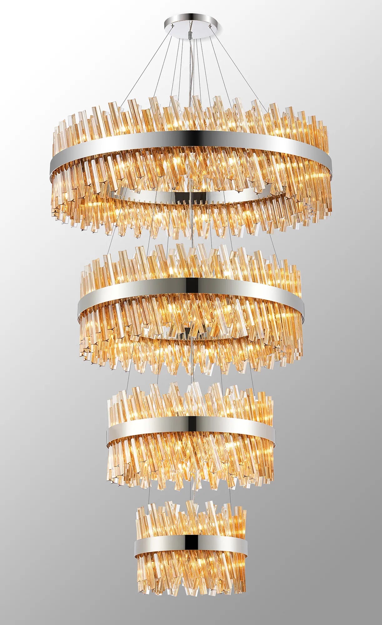 Virelia Tiered Crystal Pendant