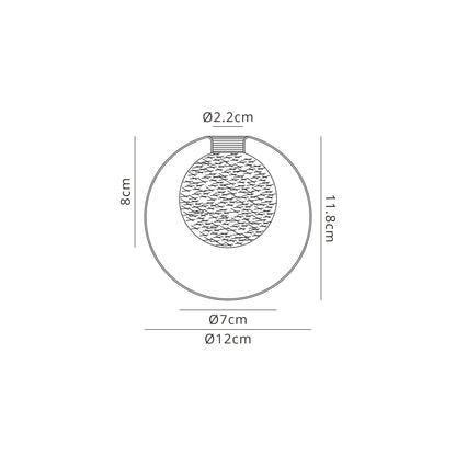 Neris Globe Cartwheel Pendant