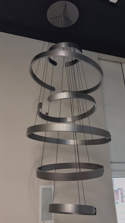 Ember Chandelier – Six Ring