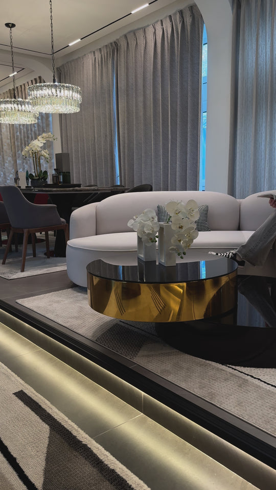 Ventana Black&Gold Coffee Table