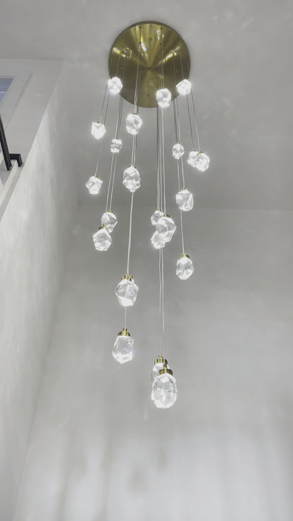 Crystallite Chandelier – Gold