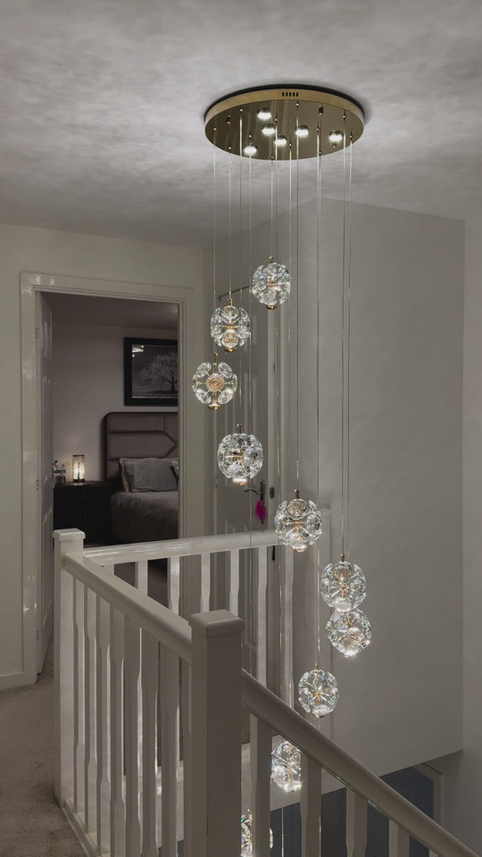 Florance 12-Pendant Hanging Chandelier