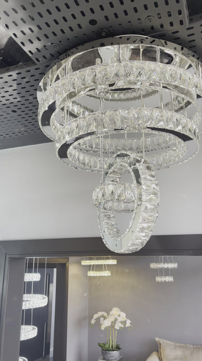 Crystal Orb – Semi-Flush