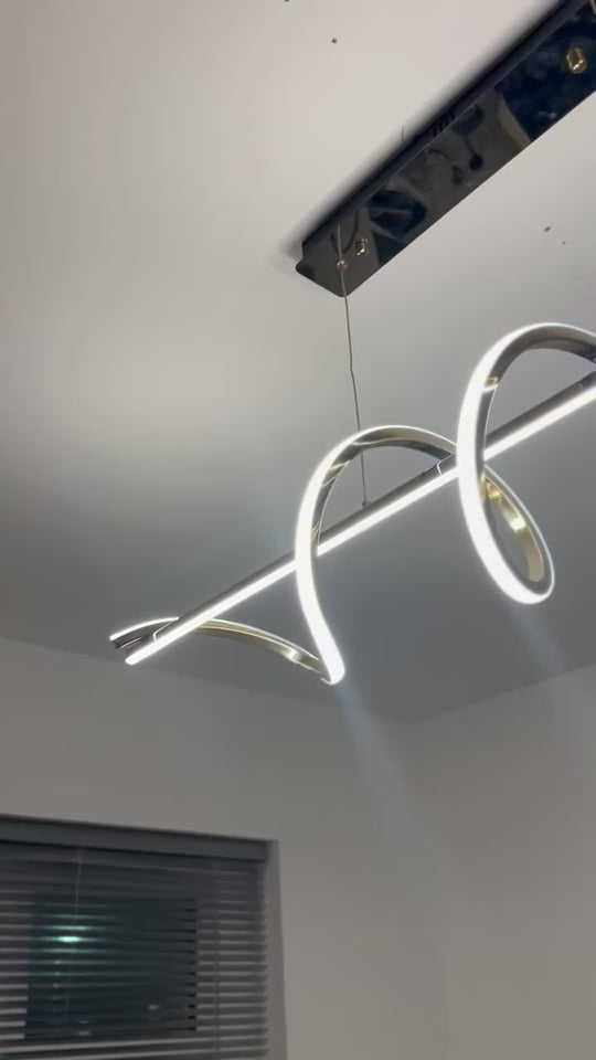 Fargo Polished Gold LED Hanging Light