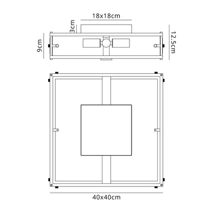 Alba Alabaster Ceiling Light