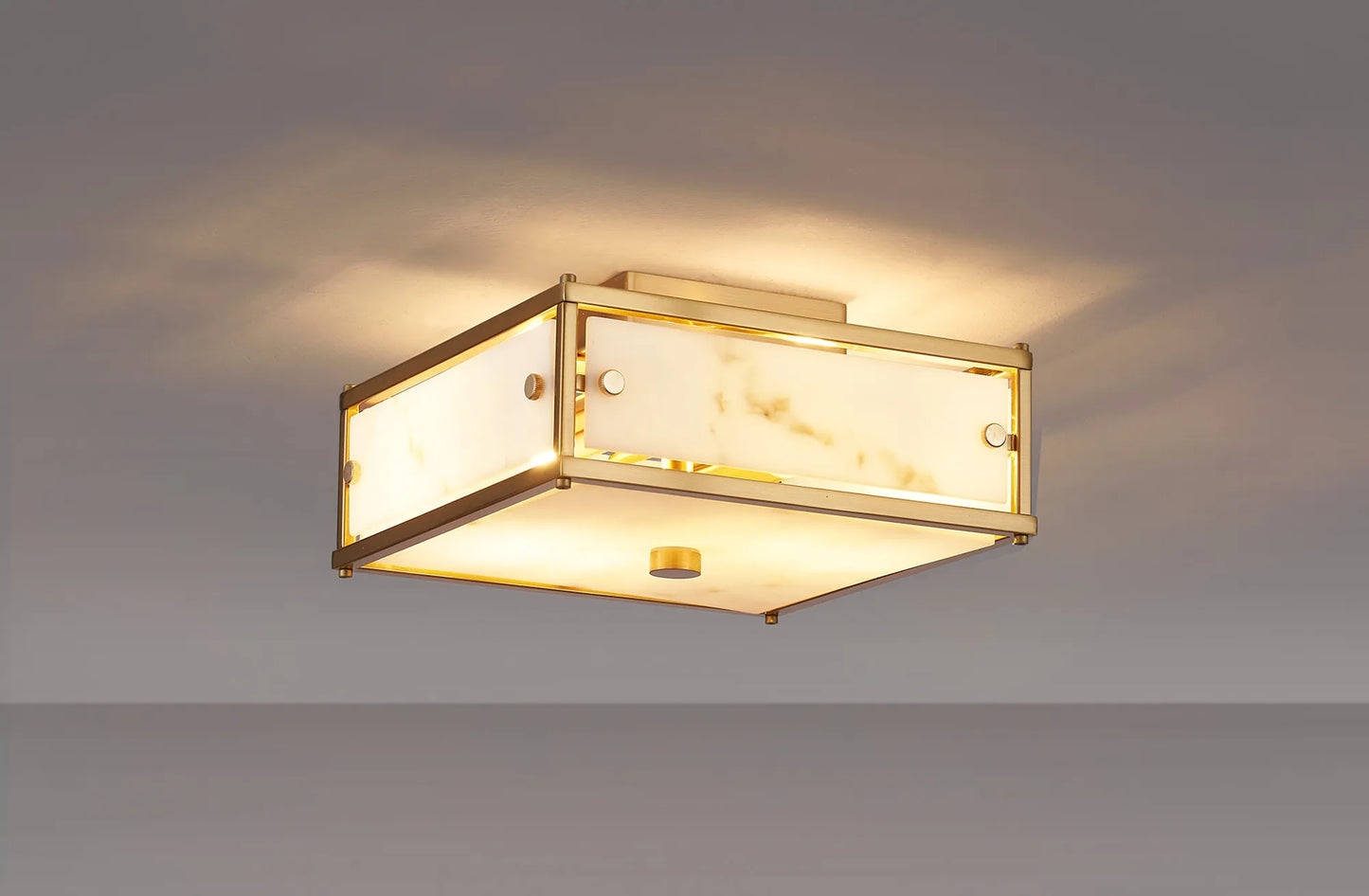 Alba Alabaster Ceiling Light