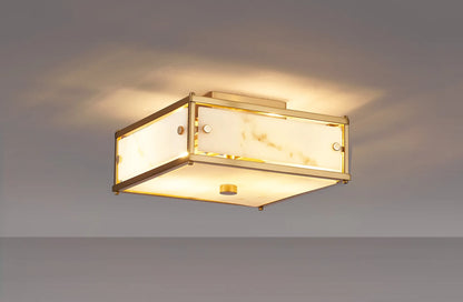 Alba Alabaster Ceiling Light