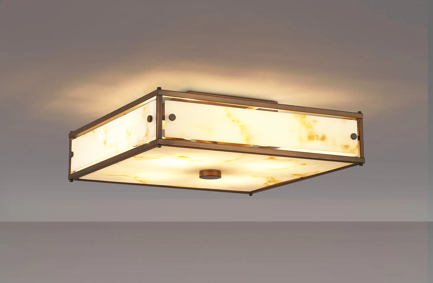 Alba Alabaster Ceiling Light