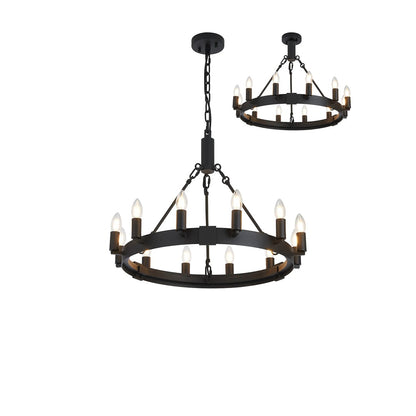 Solenne Multi-Light Semi Flush Pendant