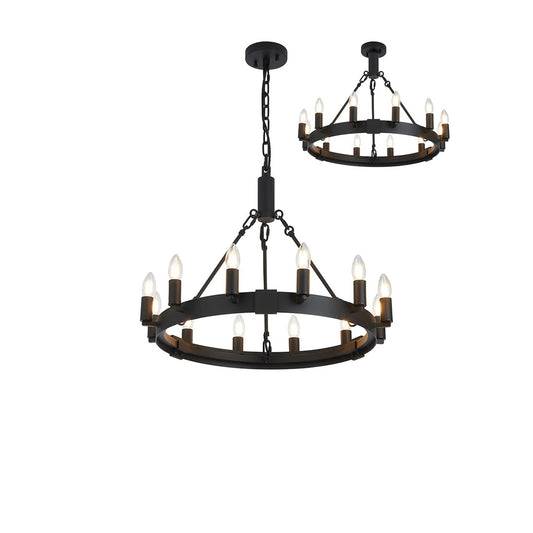 Solenne Multi-Light Semi Flush Pendant