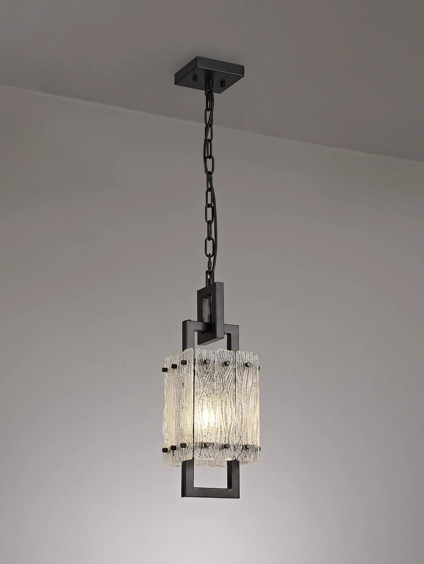 Draven Square Crystal Pendant