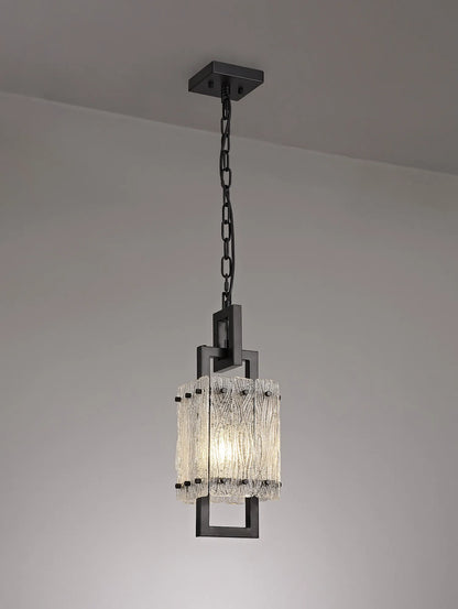 Draven Square Crystal Pendant
