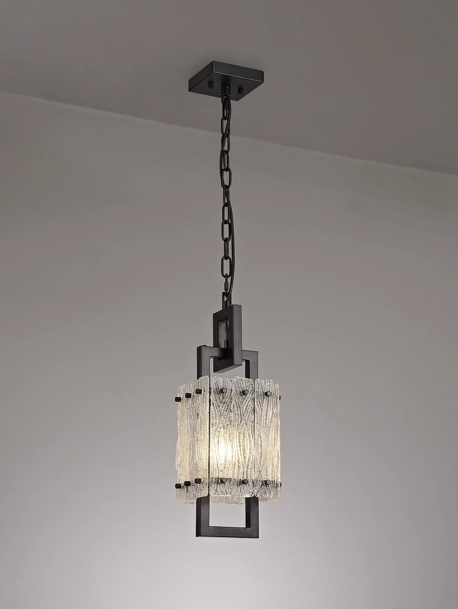 Draven Square Crystal Pendant