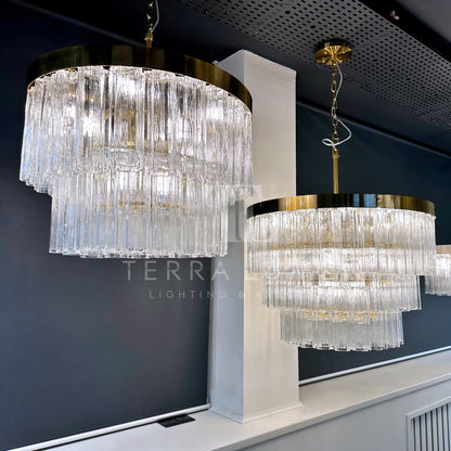 Valencia Chandelier – Gold - Detail Shot