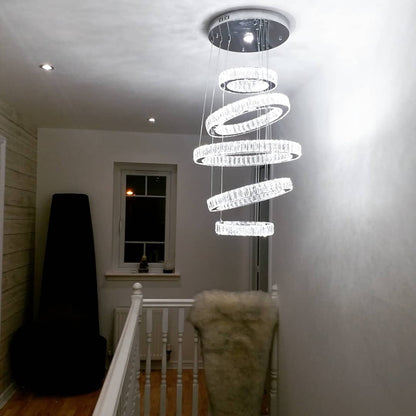 Julianna Chandelier – Five Ring - Alternate View