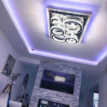 Julianna Ceiling Light – Six Ring - Flushed Light from TL Home