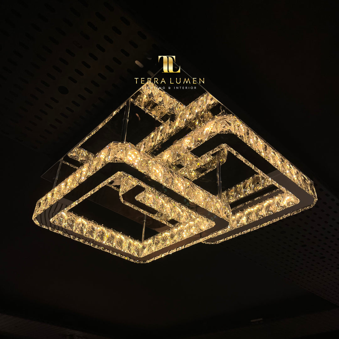 Eden Medium Square Ceiling Light