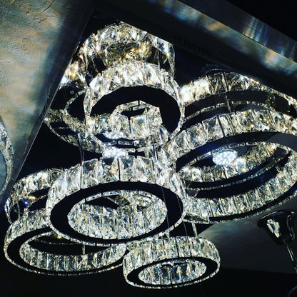 Julianna Ceiling Light – Six Ring - Detail Shot