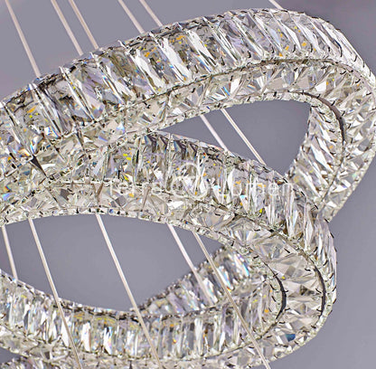 Julianna Chandelier – Three Ring - Size and Dimensions